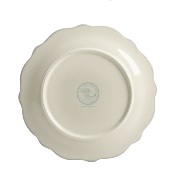New Pioneer Woman Mini Novelty Cow Blue Gingham Appetizer Plate Quantity 1 - Picture 3 of 5